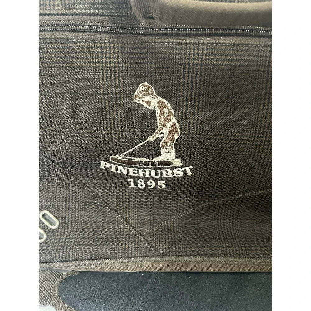 Pinehurst 1895 Messenger Bag by Ogio Brown Houndstooth-Putter Boy-Vintage-E214